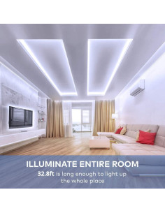 Tira de Luz LED Govee 10m 600 LEDs Blancos 6500K Regulable 2