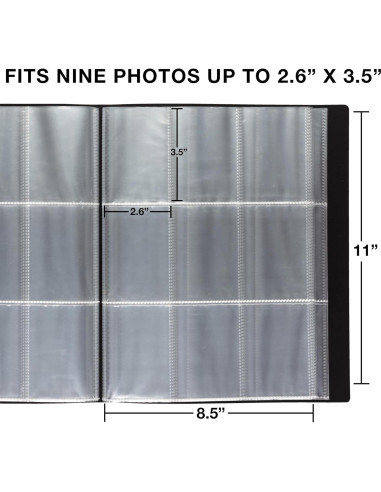 Álbum de Fotos 288 Bolsillos Samsill para Instax Mini y Polaroid