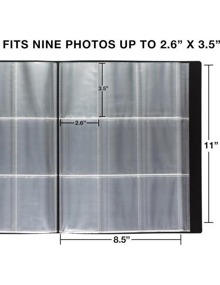 Álbum de Fotos 288 Bolsillos Samsill para Instax Mini y Polaroid