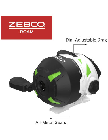 Combo de Pesca Zebco Roam 6 Pies Telescópica Spincast