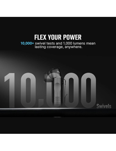 Linterna Ajustable OLIGHT Arkflex 1000 Lúmenes Recargable