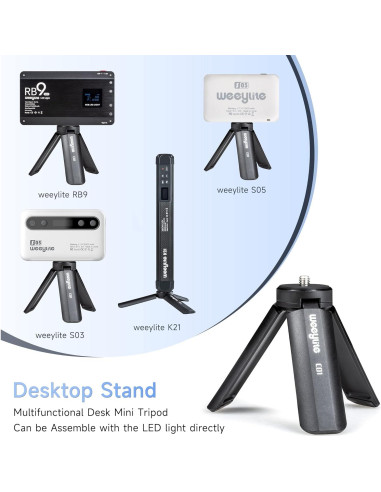 Panel de Luz RGB VILTROX Sprite 15C con Mini Trípode