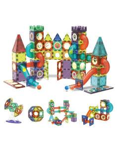 Contixo Juguetes de Construcción STEM 110 Piezas Azulejos 3D