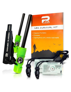 Kit de Supervivencia 5-en-1 Rainier Rugged con Brújula y Silbato
