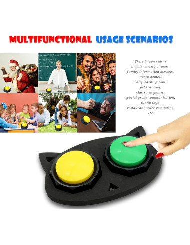 Botón Grabable para Perros JOY-U - Entrenamiento y Comunicación