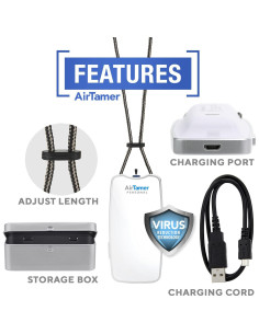 Purificador de Aire Personal AirTamer A310 Blanco Recargable 2