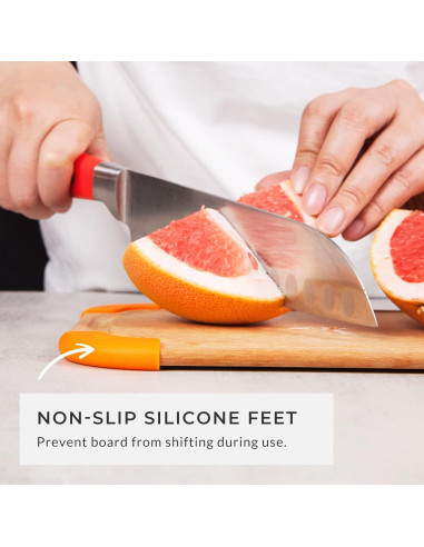 Conjunto de Tablas de Cortar Elihome 2 en 1 Antideslizantes