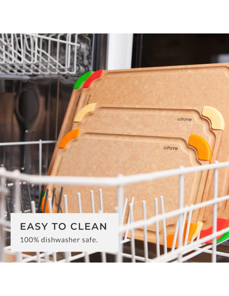 Conjunto de Tablas de Cortar Elihome 2 en 1 Antideslizantes