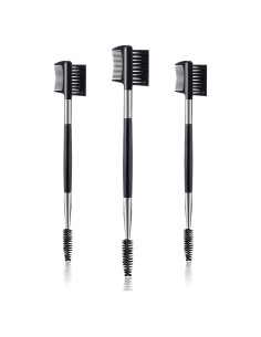 Cepillo de Cejas y Pestañas 3 en 1 Patelai Negro
