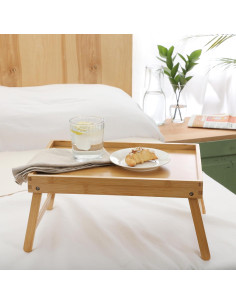 Bandeja de Cama Plegable de Bambú Gibson Home 40x28cm 2