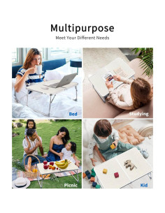 Mesa Plegable para Laptop SUVANE - Mini Portátil 40.6x61cm 2