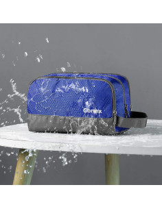 Bolsa de Aseo de Viaje Gonex Azul - Organizador Nylon 26x12x14.5 cm 2