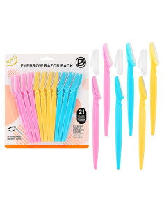 Cuchillas de Dermaplaning D - 21 Piezas, Afeitadoras Faciales