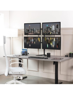 Soporte de Monitor Cuádruple VIVO STAND-V004F Ajustable 33-76 cm 2