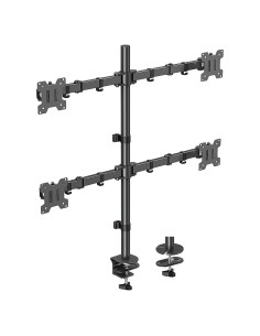 Soporte Cuádruple para Monitores MOUNTUP MU3007 Ajustable 13-32"