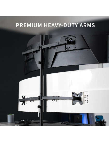 Soporte de Monitor VIVO STAND-TS38C-4 para 4 Pantallas 27-38" Soporte de Monitor VIVO STAND-TS38C-4 para 4 Pantallas 27-38"