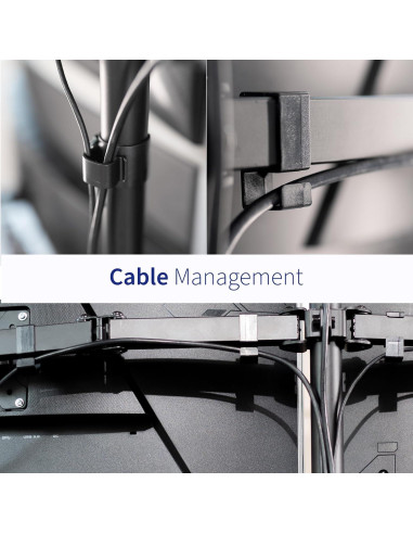 Soporte de Monitor Cuádruple VIVO STAND-V004F Ajustable 33-76 cm