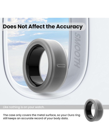 Funda de Silicona E ECSEM para Anillo ULTRAHUMAN AIR y Oura Gen 4