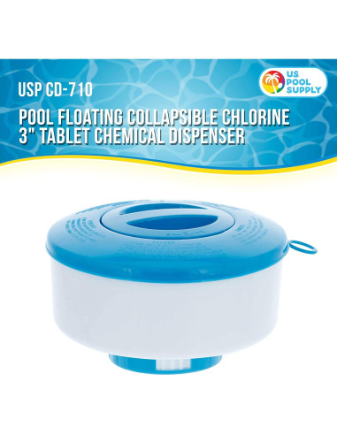 Dispensador de cloro flotante U.S. Pool Supply 1.36 kg