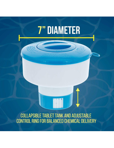 Dispensador de cloro flotante U.S. Pool Supply 1.36 kg