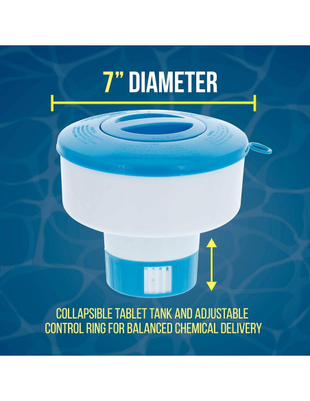 Dispensador de cloro flotante U.S. Pool Supply 1.36 kg