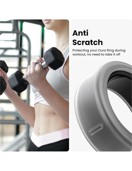 Funda de Silicona E ECSEM para Anillo ULTRAHUMAN AIR y Oura Gen 4