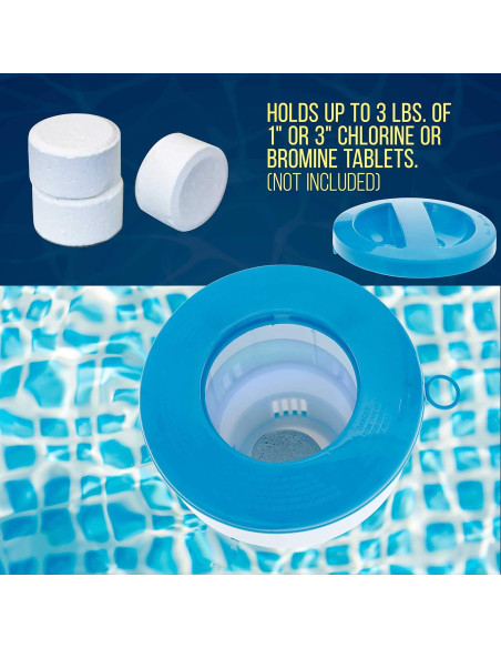 Dispensador de cloro flotante U.S. Pool Supply 1.36 kg