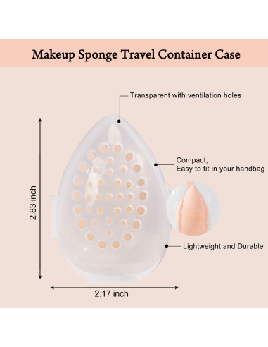 Juego de Esponjas de Maquillaje Real Perfection 8 Piezas Beige