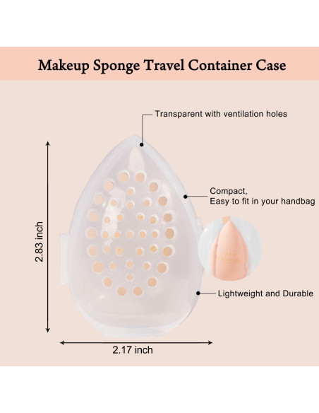 Juego de Esponjas de Maquillaje Real Perfection 8 Piezas Beige