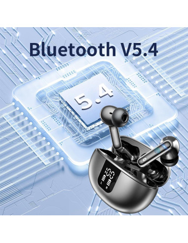 Auriculares Inalámbricos Hsility con Traducción 144 Idiomas Bluetooth 5.4
