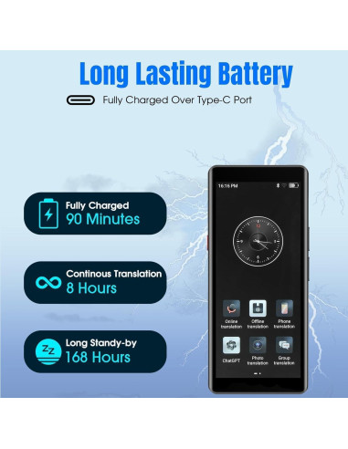 Traductor de Idiomas Skyoyo LT01 - Offline y en Tiempo Real