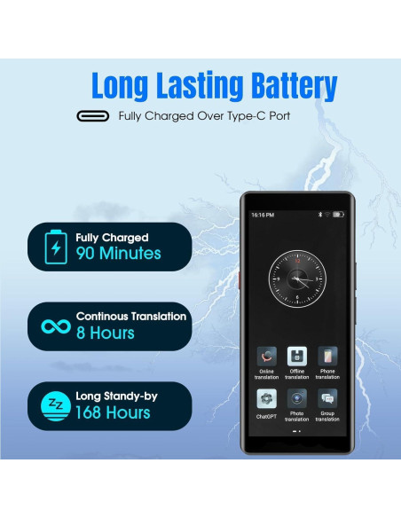 Traductor de Idiomas Skyoyo LT01 - Offline y en Tiempo Real