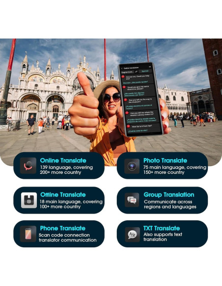 Traductor de Idiomas Skyoyo LT01 - Offline y en Tiempo Real