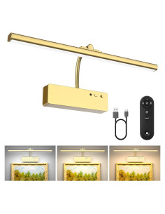 Luz de Imagen Inalámbrica Recargable Lightbiz 39 cm Dorado