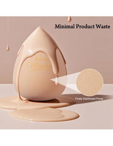 Juego de Esponjas de Maquillaje Real Perfection 8 Piezas Beige