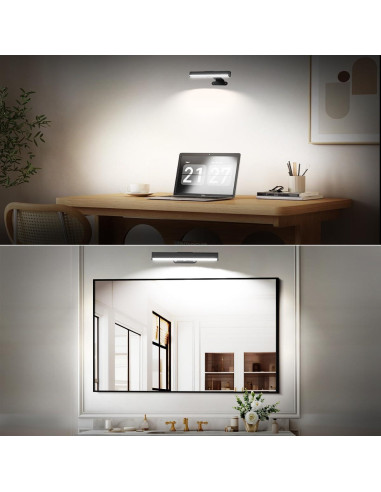 4 Pack Luz de Imagen Inalámbrica EUIOKUN LED Regulable