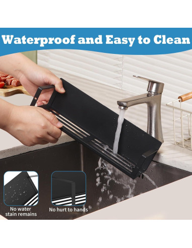 Estantes Magnéticos IYEBAU para Especias - 7 Piezas, Negro