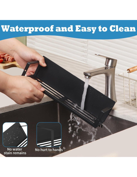 Estantes Magnéticos IYEBAU para Especias - 7 Piezas, Negro