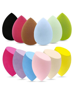Juego de 12 Esponjas de Maquillaje Scartink Multicolor