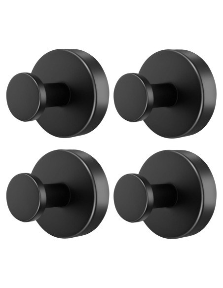 Ganchos de Ventosa SUNBAK 4 Paquete Alta Resistencia Negro Ganchos de Ventosa SUNBAK 4 Paquete Alta Resistencia Negro