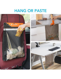 Bolsas de Basura Desechables Enlivik 40 Pcs 7.6L para Auto 2