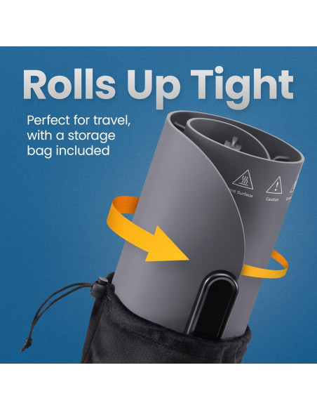 Mat de Calentamiento Chefman RJ22-S-GREY 58x38 cm Plegable