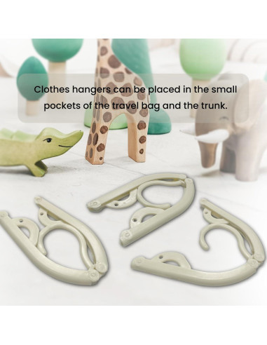 12 Perchas Plegables LIFTATAPA para Viaje y Dormitorio - Antideslizantes