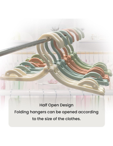 12 Perchas Plegables LIFTATAPA para Viaje y Dormitorio - Antideslizantes