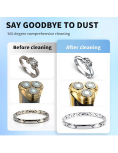 Limpiador Ultrasonido IFTHFOUR 48KHz Recargable para Joyería 2