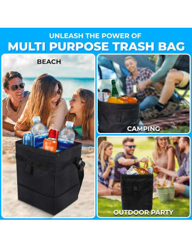 Bolsa de Basura para Auto EcoNour 21.8x23.5cm Impermeable