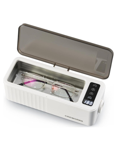 Limpiador Ultrasónico CREWORKS 450 ml con 4 Temporizadores