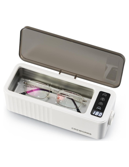 Limpiador Ultrasónico CREWORKS 450 ml con 4 Temporizadores Limpiador Ultrasónico CREWORKS 450 ml con 4 Temporizadores