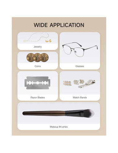 Limpiador Ultrasónico CREWORKS 450 ml con 4 Temporizadores