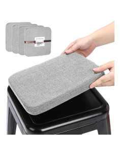 Cojines de Barra de Taburete BUYUE 4 Pcs Antideslizantes 27.94 cm